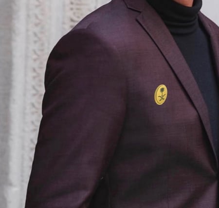 بروش سيفين ونخلة