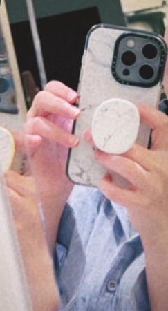The white marble