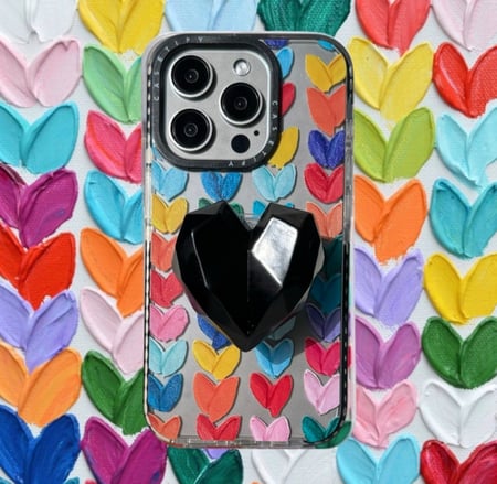 Heart Pop-socket Case