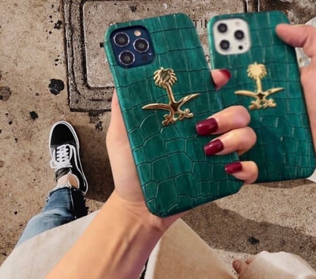 Saudi Green Crocodile Case