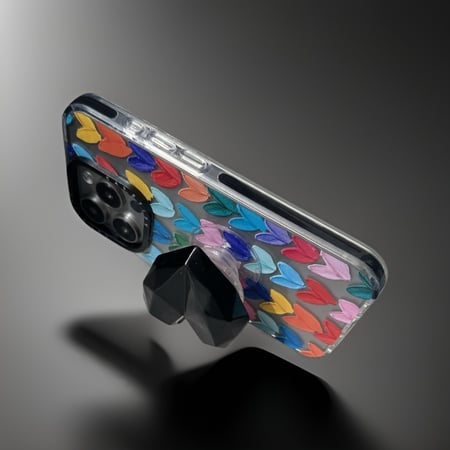 Heart Pop-socket Case