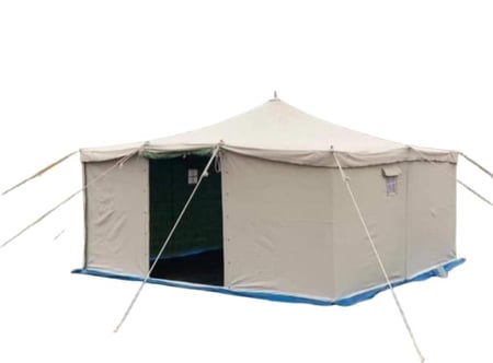 خيمة نجد , 3 طبقات, مقاس 4×4×2 ياردة, أبيض سادة