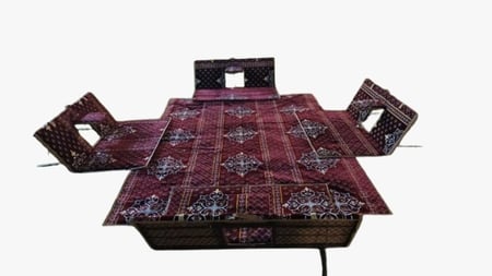 جلسة رحلات مكتملة, مبطنة أسفنج, مقاس 200×300سم,عقيقي