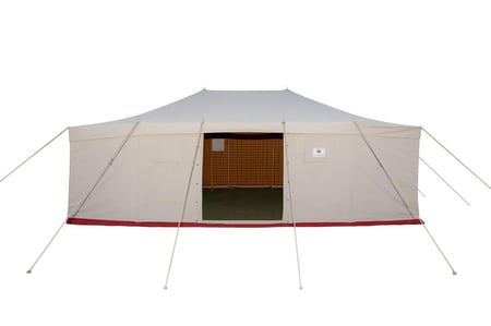 خيمة 3 طبقات, مقاس 5×8×2 ياردة, أبيض, موديل رقم PK73025514