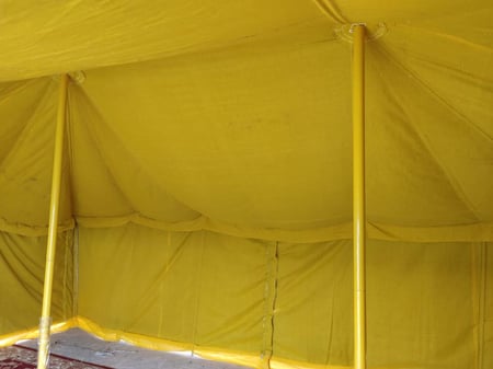 خيمة الصقر البيتية , مقاس 5×7×2, ابيض سادة