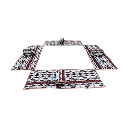 بكج الكشتة, جلسة الرحلات مبطنة أسفنج, مقاس 200×70 سم, أبيض حجازي , مع حقيبة