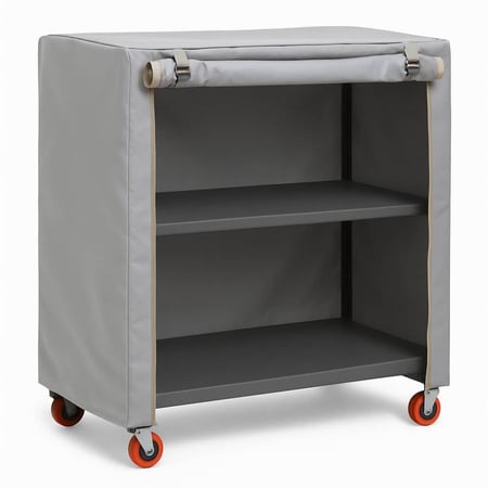 الصقر, دولاب تخزين, حوش تخزين٢ رف, مغطاء بجلدPVC, رصاصي