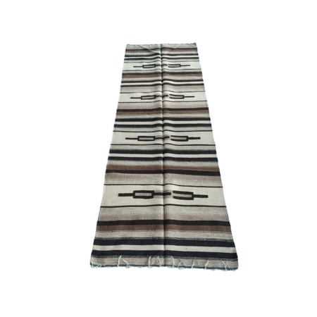 مدة أرضية تراثية, فرشة أرضية صوف غزل يدوي, مقاس 2×1 متر, ملون