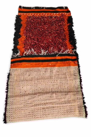 مدة تراثية,صوف مبروم يدوي, فرشة أرضية تراثية, مقاس 3×1 متر,