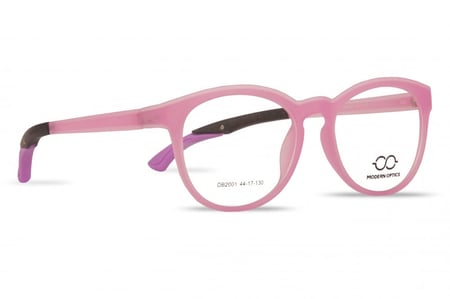 نظارة اطفال طبيه من البلاستيك لون وردي رقم الموديل  2001C4
