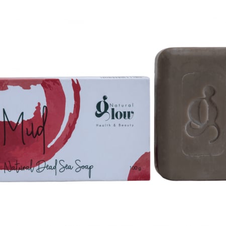 صابونة طين البحر الميت المقشرة الغنية بالأملاح والمعادن