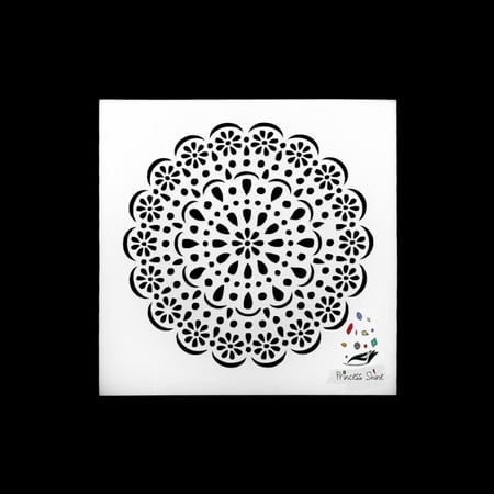 269 - ورق استنسل زخرفة 13سم * 13سم