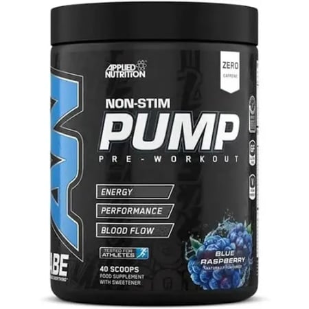 ابلايد نيوترشن ايه بي اي بومب، بنكهة التوت الازرق / Applied nutrition ABE pump,blue Raspberry flavoured, 40 servings