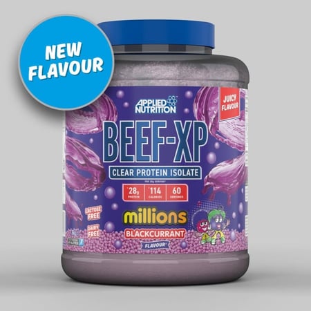 بروتين بيف إكس بي نكهة الفيمتو 60 سكوب / CLEAR HYDROLYSED BEEF XP PROTEIN Black currant- (1.8 KG)