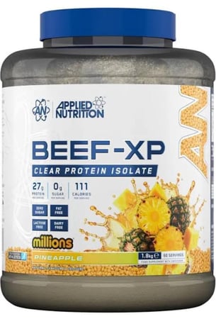 ابلايد نيوترشن بيف اكس بي بنكهة الاناناس، ١.٨كج / applied nutrition beef xp pineapple flavour,1.8kg