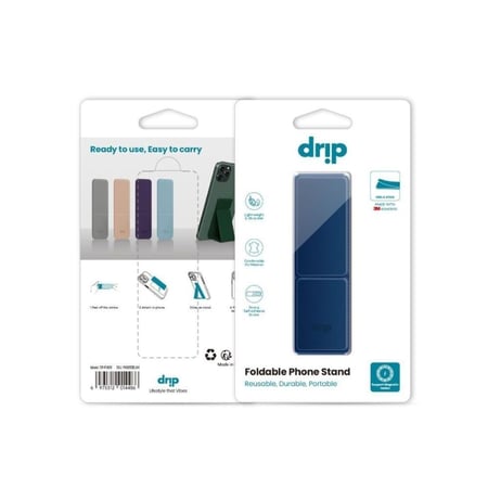 دريب - Drip Foldable حامل هاتف قابل للطي - ازرق غامق