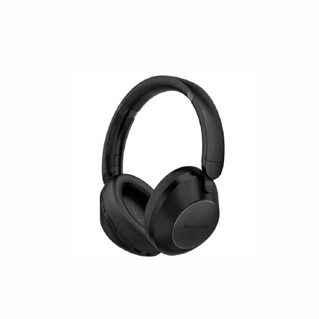 راف باور - سماعة رأس بميزة ANC تعمل حتى 55 ساعة - اسود