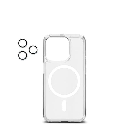 أرمر برو - بكج حماية 2 في 1 ماج سيف لاجهزة ايفون 15 برو - شفاف