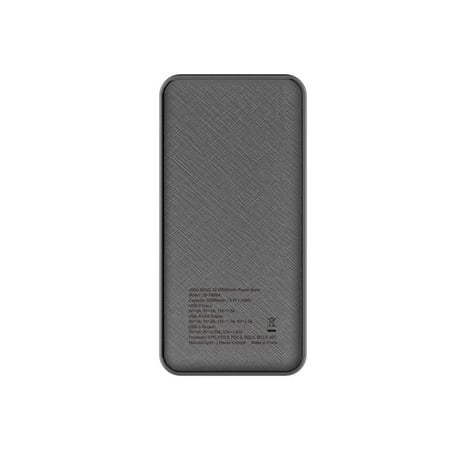 بطارية متنقلة JODA بسعة 20000 ملي امبير بقوة 22.5 واط بمنفذ تايب سي ومنفذين يو اس بي - اسود