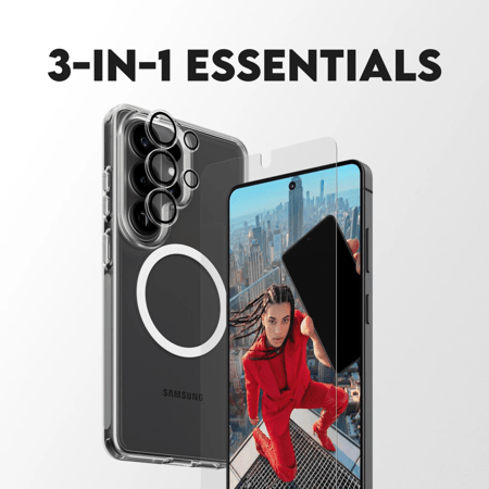 بكج حماية بانزر جلاس 3 في 1 CARE™  لهاتف s26 ألترا