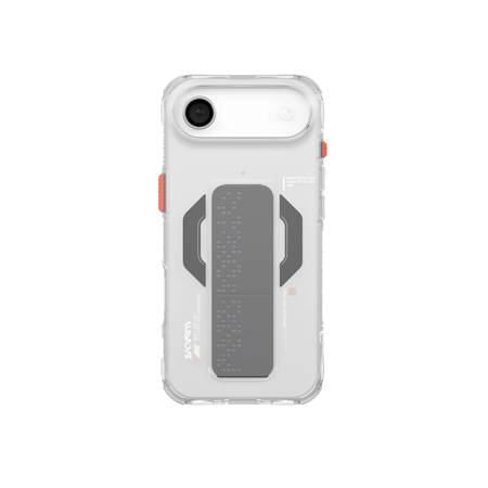 سكين ارما - كفر حماية فانتوم ماج سيف مع مسكة لأجهزة آيفون 17 اير - ابيض / سلفر