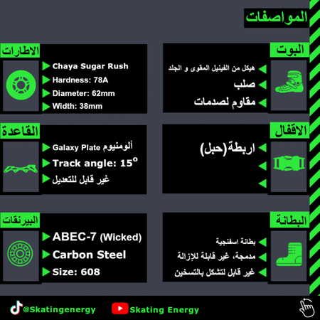 سكيت رباعي (Melrose Deluxe-Cobalt)