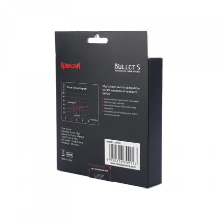 ريد دراجون BULLET-S سويتش ميكانيكي - 24 قطعة