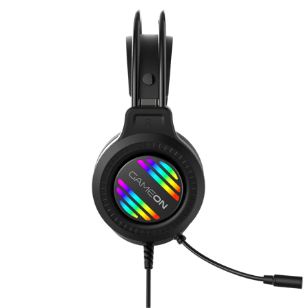 سماعة الألعاب قيم أون ريفن سترايك RGB موديل GOT100 - أسود