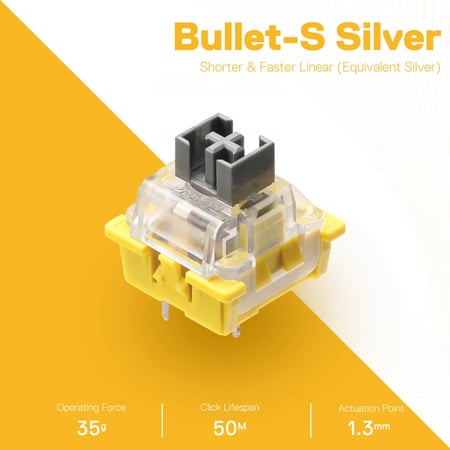 ريد دراجون BULLET-S سويتش ميكانيكي - 24 قطعة