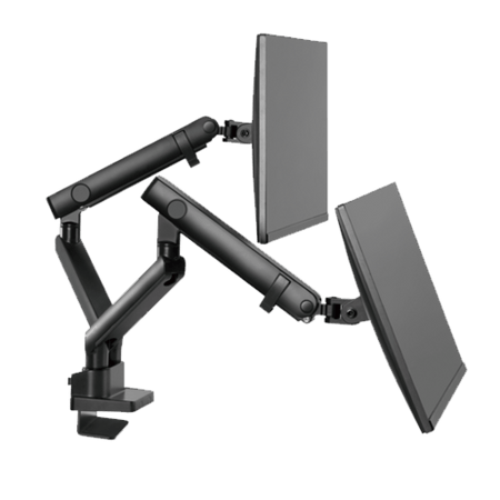 تويستد مايندز حامل شاشة مزدوج-  أسود