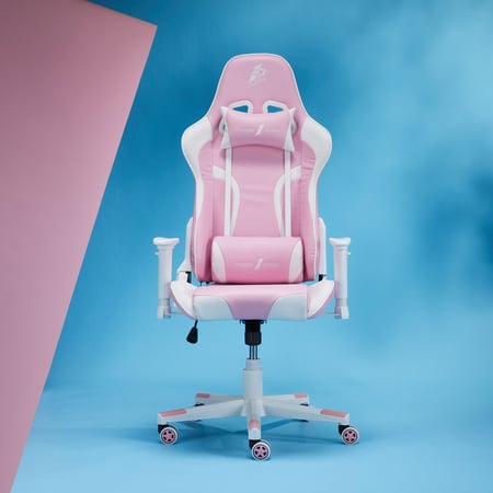 كرسي قيمنق فيرست بلاير FD-GC1 - وردي