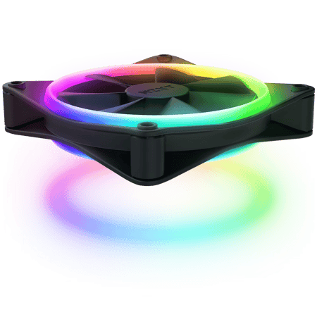 مروحة NZXT F120 RGB DUO باللون الأسود
