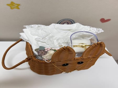 هديه مولوده  طقم فرنسي 4 قطع+ساعه+خاتم+ربطه