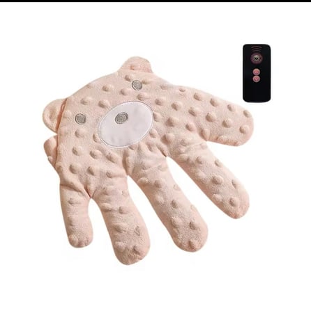 وسادة اطفال متحركه مصنوعه من القطيفه والمواد الامنه