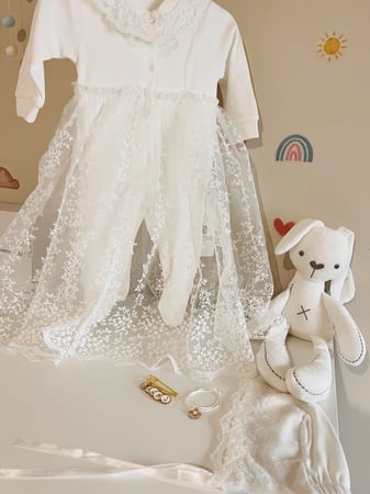 طقم مواليد راقي 4 قطع