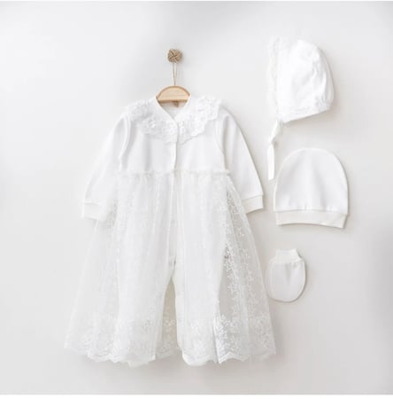 طقم مواليد راقي 4 قطع