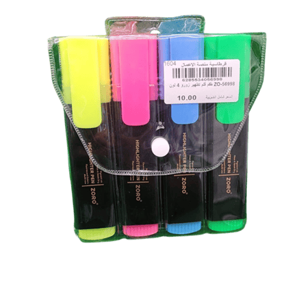طقم قلم مظهر زورو 4 لون ZO -56998