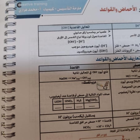 مذكرة دورة الكيمياء - مسارات النسخة الورقية - الملونة