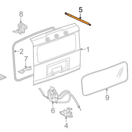 مساعدات باب شنطه همر H2 طقم
