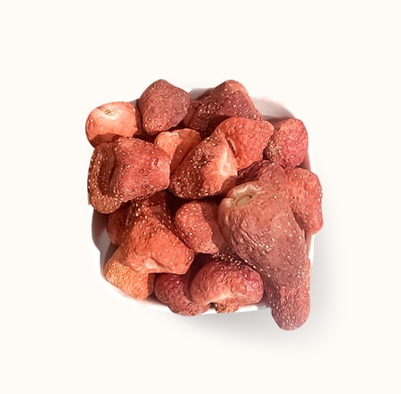 فراولة مجفف بالتبريد