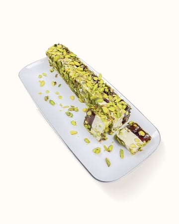 حلقوم مكس حليب ورمان مغلف فستق