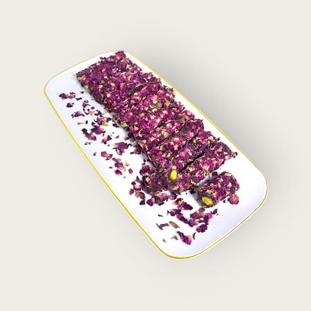 حلقوم  رمان مغلف ورد اصابع