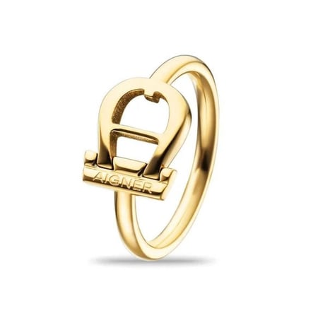 خاتم اغنر ستانلس ستيل ذهبي - سيمونا