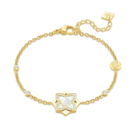 اسوارة شيروتي 1881 اوتافيا من ستانلس ستيل و مطلية بالذهب