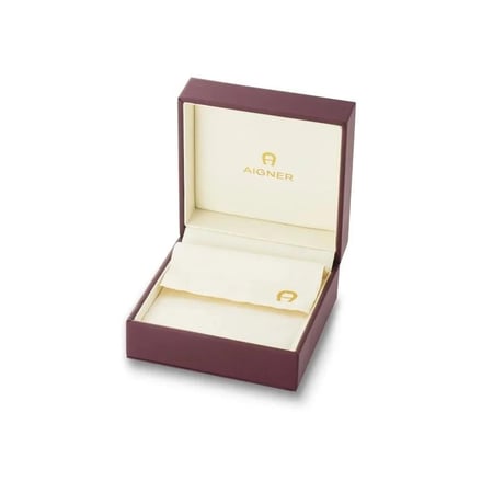 اسوارة آغنر من جلد مضفر و قفل معدني فضي - لوسيو