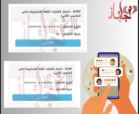 دورة الاعداد لاختبار STEP للحصول على درجة 80٪ وفوق في اختبار استيب + دورة تحصيلي مجاناً
