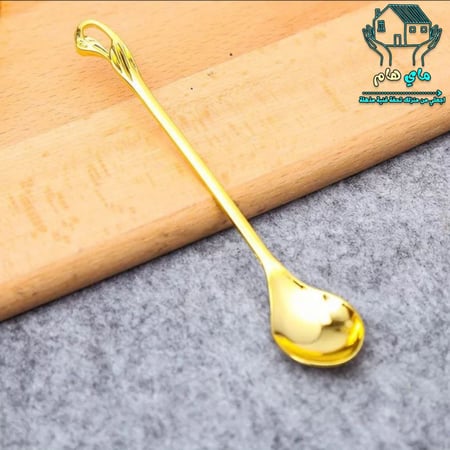 سكرية زجاج بغطاء مع ملعقة و استاند البطة العصري والمتميز، بارتفاع للإستاند 16 سم