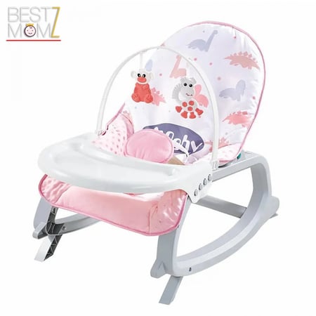 كرسي هزاز للأطفال مع صينية قابلة للإزالة