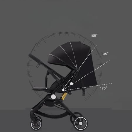 عربة اطفال ثنائية الاتجاه خفيفة الوزن