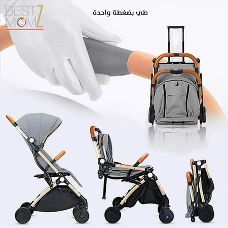 عربية اطفال للتنقل والسفر من تيانروي - اسود